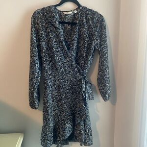 Only | Floral wrap dress, 40 (medium)